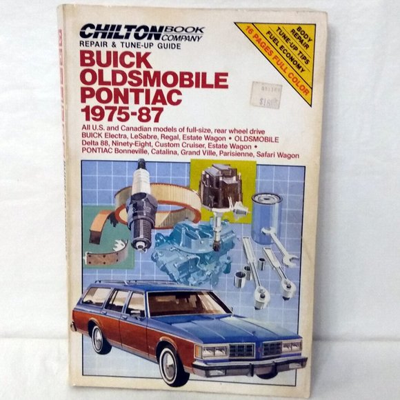 Buick/Oldsmobile/Pontiac Repair & Tune Up Guide-1975-87-Chilton Book-7308 - Picture 1 of 13